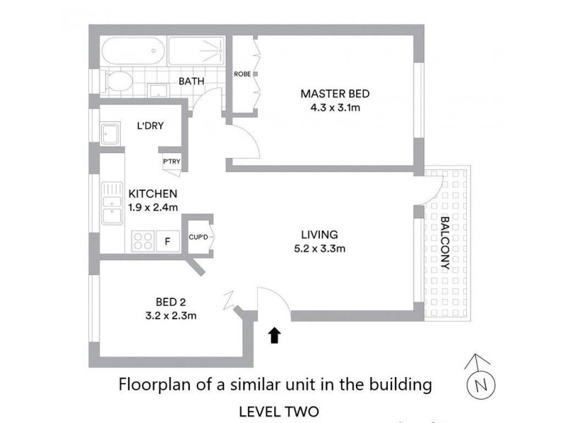8/42 High Street, Randwick NSW 2031 Floorplan