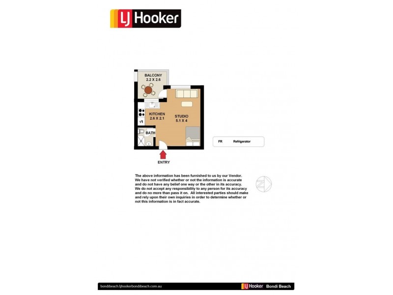 708/212 Bondi Road, Bondi NSW 2026 Floorplan