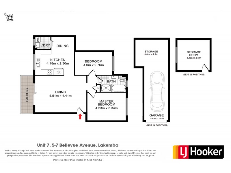 7/5-7 Bellevue Avenue, Lakemba NSW 2195 Floorplan