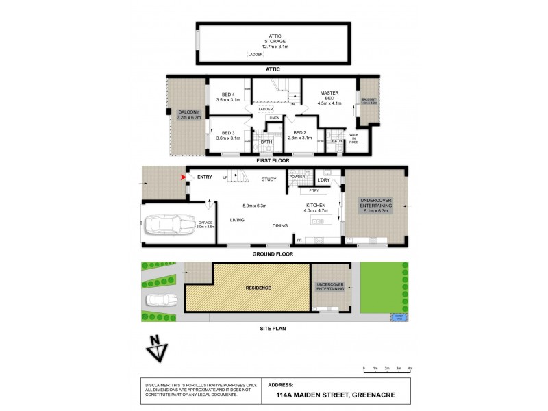 114 Maiden Street, Greenacre NSW 2190 Floorplan