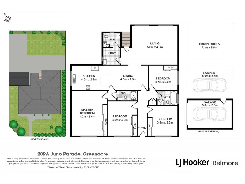 209A Juno Parade, Greenacre NSW 2190 Floorplan
