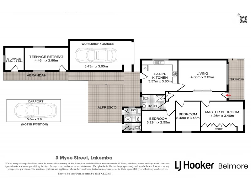 3 Myee Street, Lakemba NSW 2195 Floorplan