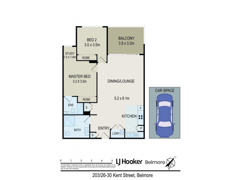 203/26-30 Kent Street, Belmore NSW 2192 Floorplan