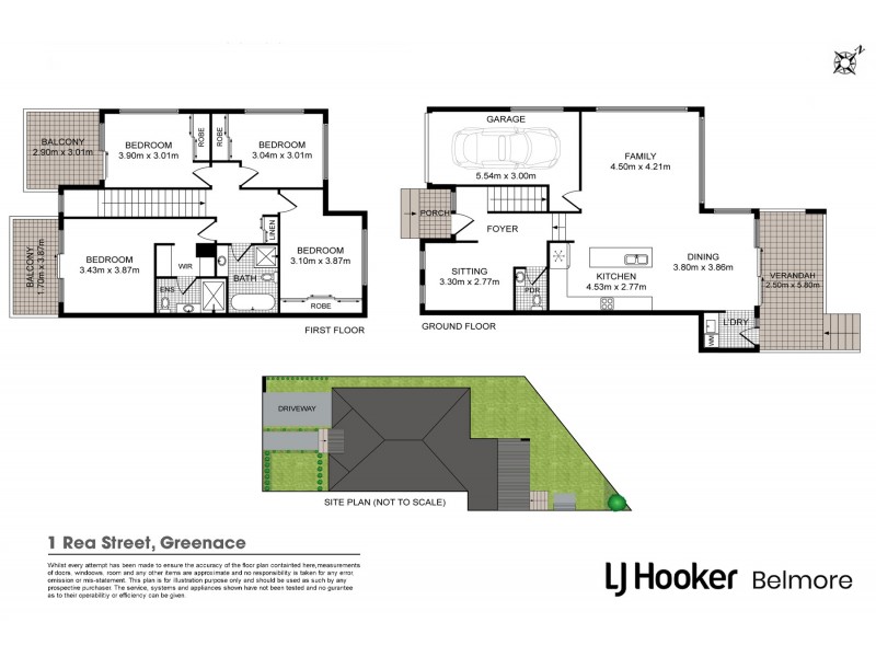 1 Rea Street, Greenacre NSW 2190 Floorplan