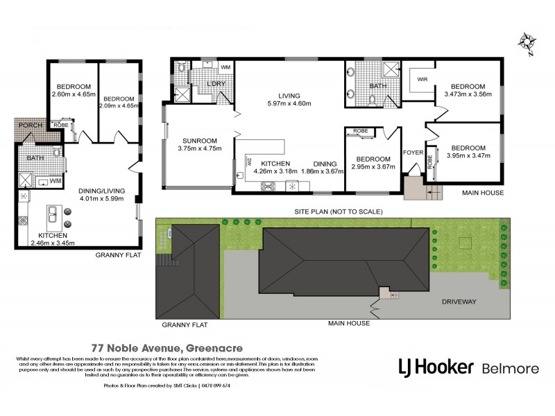 77 Noble Avenue, Greenacre NSW 2190 Floorplan