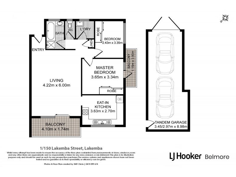 1/150-152 Lakemba Street, Lakemba NSW 2195 Floorplan