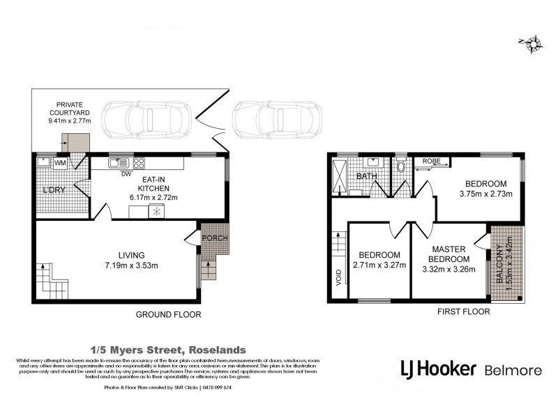 1/5 Myers Street, Roselands NSW 2196 Floorplan