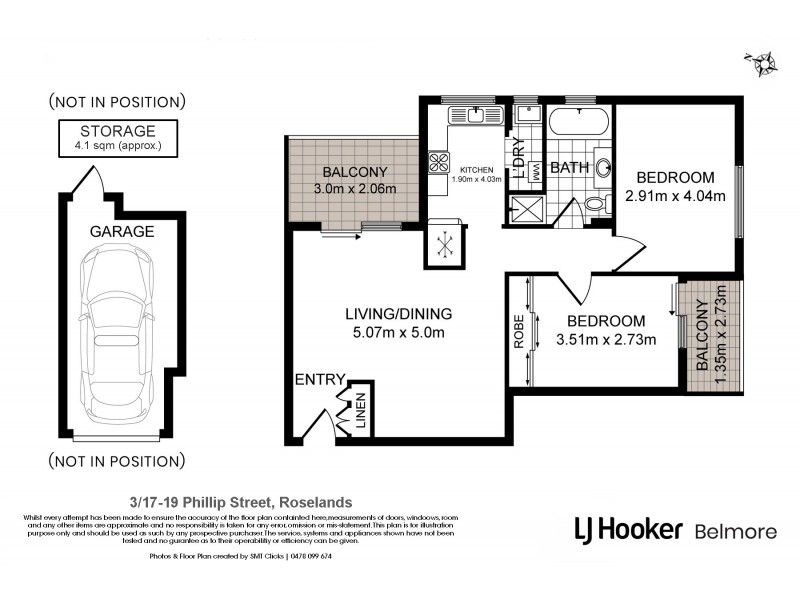 3/17-19 Phillip Street, Roselands NSW 2196 Floorplan