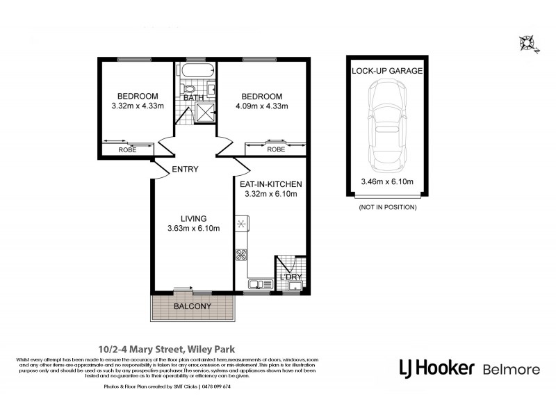 10/2-4 Mary Street, Wiley Park NSW 2195 Floorplan