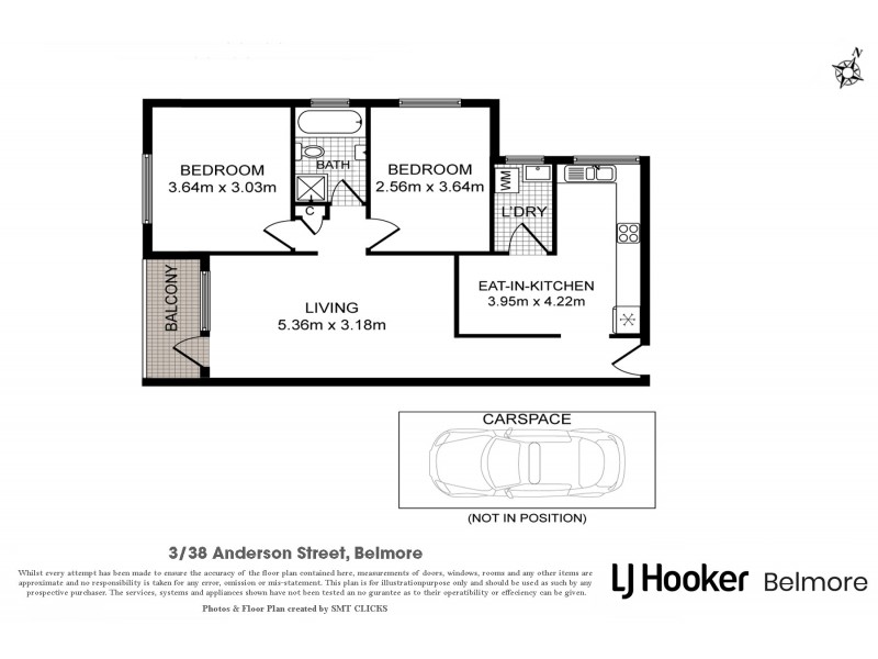 3/38 Anderson Street, Belmore NSW 2192 Floorplan