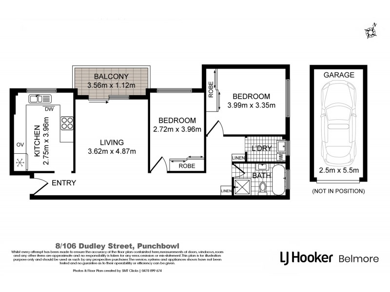 8/106 Dudley Street, Punchbowl NSW 2196 Floorplan