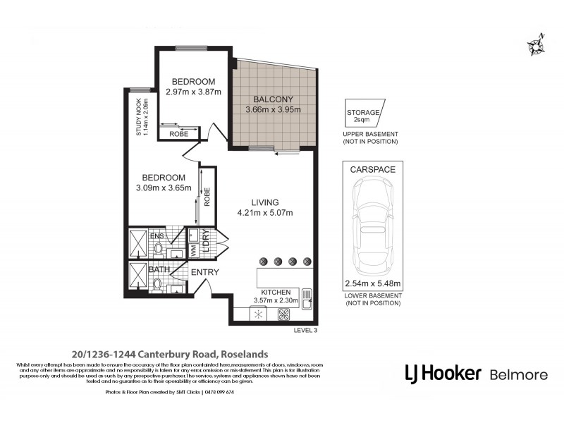20/1236-1244 Canterbury Road, Roselands NSW 2196 Floorplan