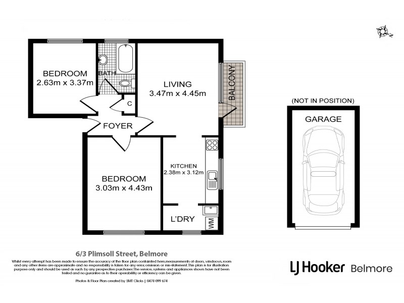 6/3 Plimsoll Street, Belmore NSW 2192 Floorplan