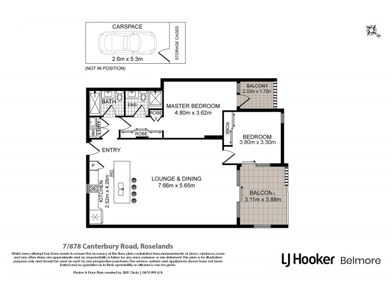 7/878-884 Canterbury Road, Roselands NSW 2196 Floorplan