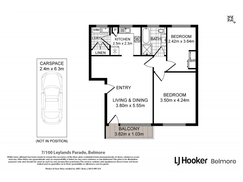 7/100 Leylands Parade, Belmore NSW 2192 Floorplan