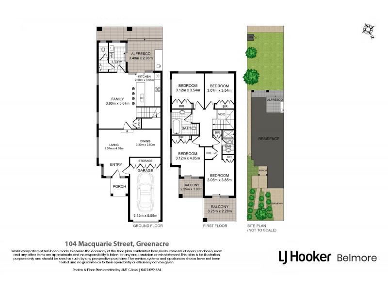 104 Macquarie Street, Greenacre NSW 2190 Floorplan