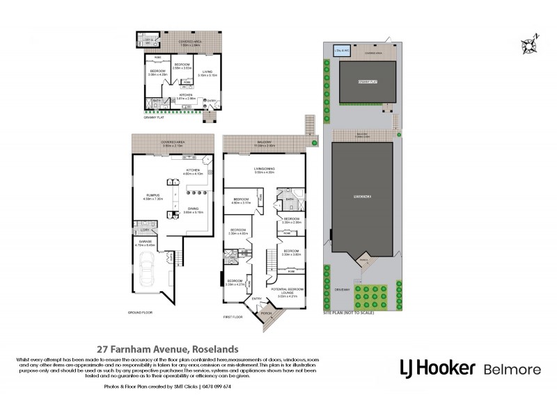 27 Farnham Avenue, Roselands NSW 2196 Floorplan