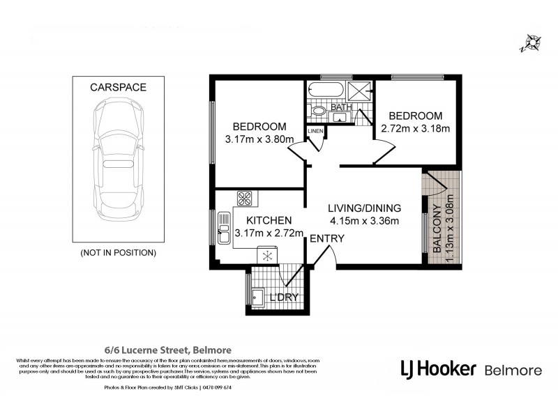 6/6 Lucerne Street, Belmore NSW 2192 Floorplan