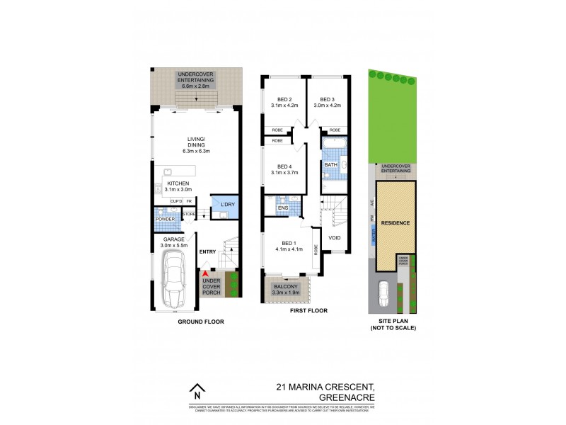 21 Marina Crescent, Greenacre NSW 2190 Floorplan