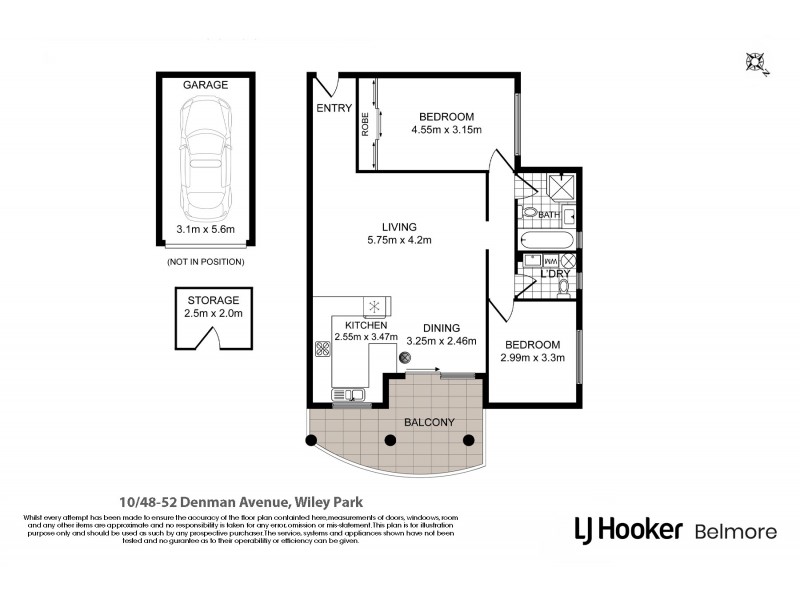 10/48-54 Denman Avenue, Wiley Park NSW 2195 Floorplan