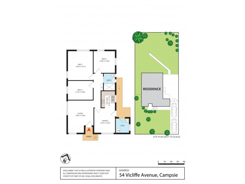 54 Vicliffe Avenue, Campsie NSW 2194 Floorplan