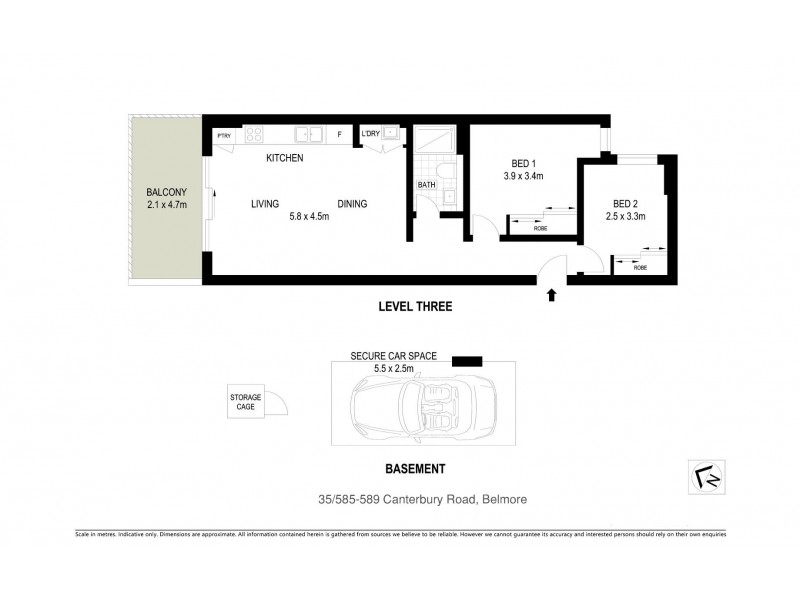 35/585-589 Canterbury Road, Belmore NSW 2192 Floorplan