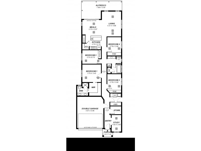 13 Montrose Ave, Clearview SA 5085 Floorplan
