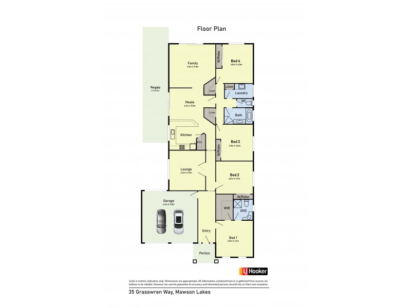 35 Grasswren Way, Mawson Lakes SA 5095 Floorplan