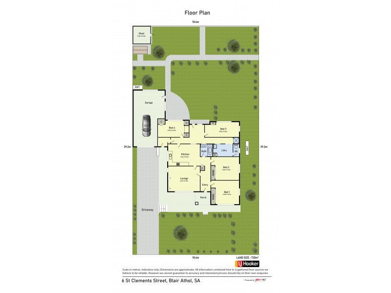 6 St Clements St, Blair Athol SA 5084 Floorplan
