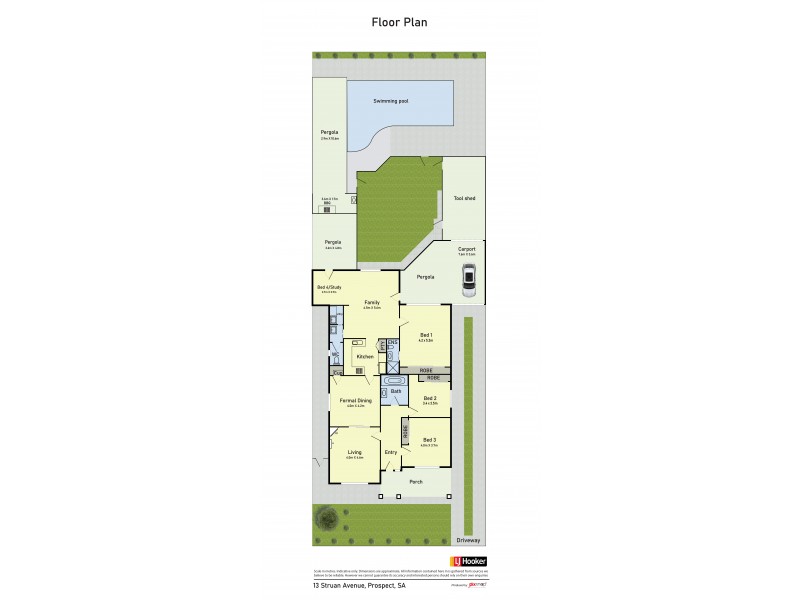 13 Struan Ave, Prospect SA 5082 Floorplan