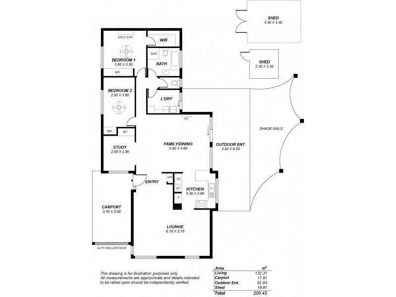 7 Darwin Ct, Salisbury Heights SA 5109 Floorplan