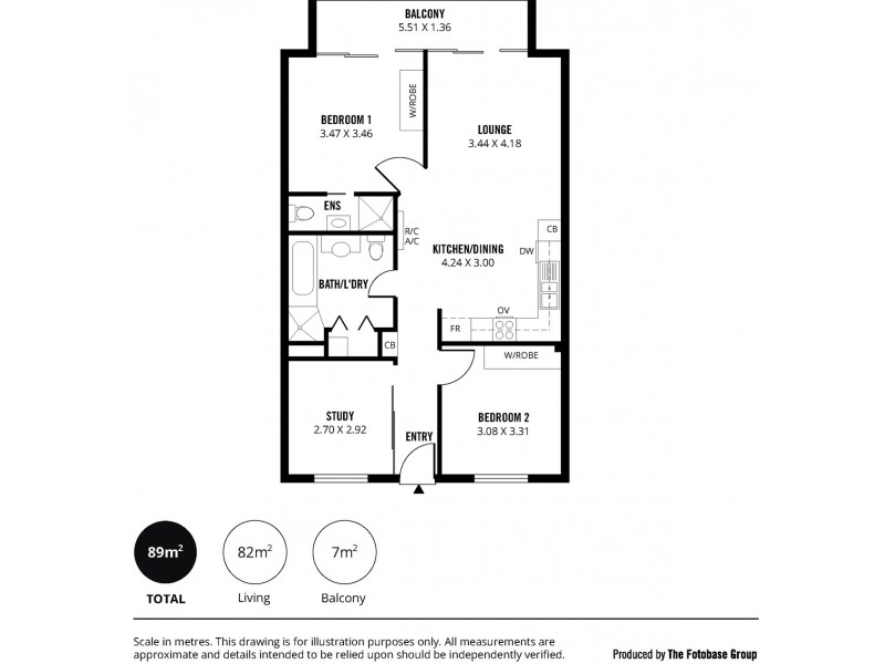 10/10 Light Common, Mawson Lakes SA 5095 Floorplan