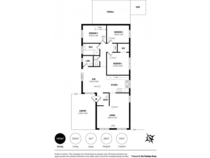 1/19 Donegal St, Salisbury Downs SA 5108 Floorplan