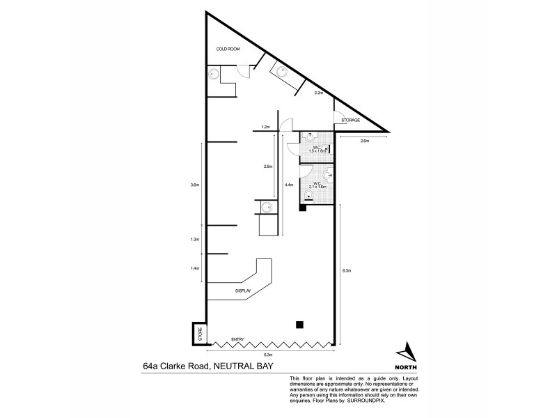 64a Clark Road, Neutral Bay NSW 2089 Floorplan