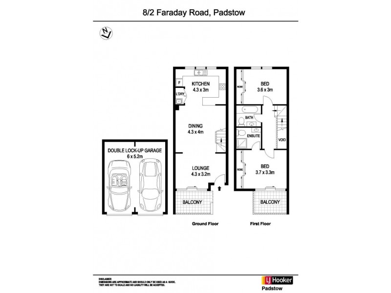 8/2 Faraday Road, Padstow NSW 2211 Floorplan