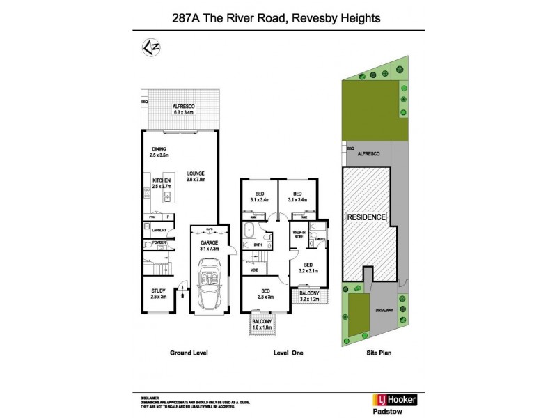 287a The River Road, Revesby Heights NSW 2212 Floorplan