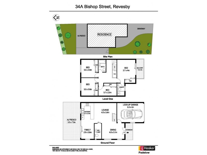 34a Bishop Street, Revesby NSW 2212 Floorplan