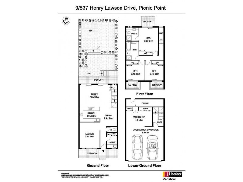 9/837 Henry Lawson Drive, Picnic Point NSW 2213 Floorplan