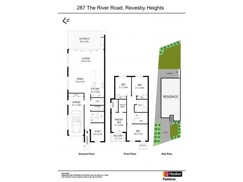 287 The River Road, Revesby Heights NSW 2212 Floorplan