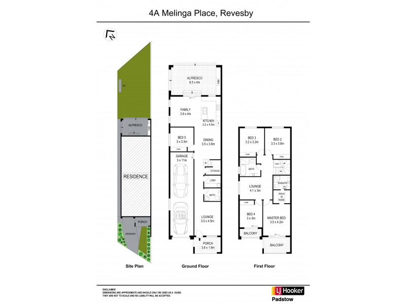 4a Melinga Place, Revesby NSW 2212 Floorplan