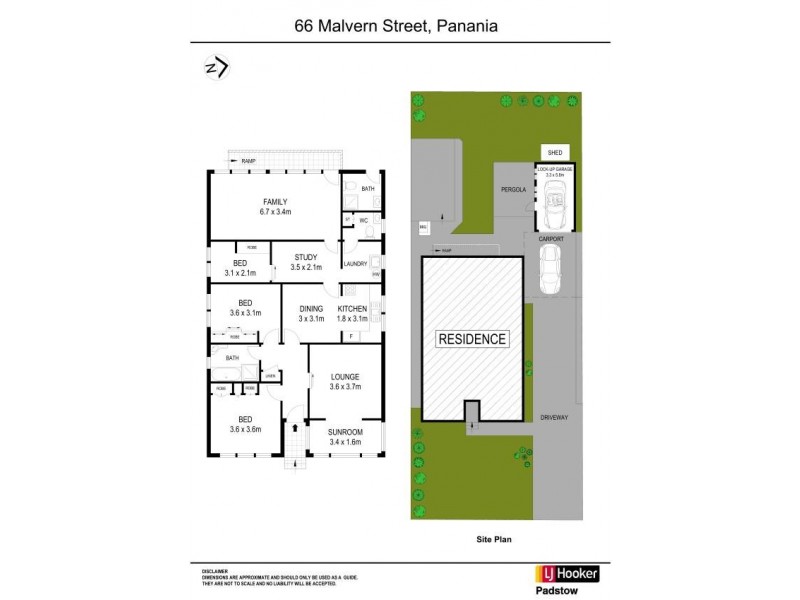 66 Malvern Street, Panania NSW 2213 Floorplan