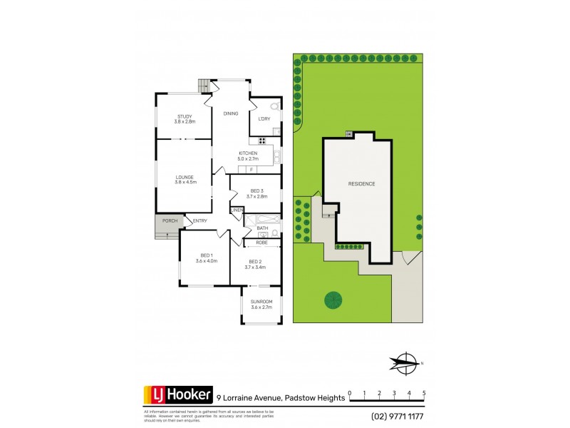 9 Lorraine Avenue, Padstow Heights NSW 2211 Floorplan