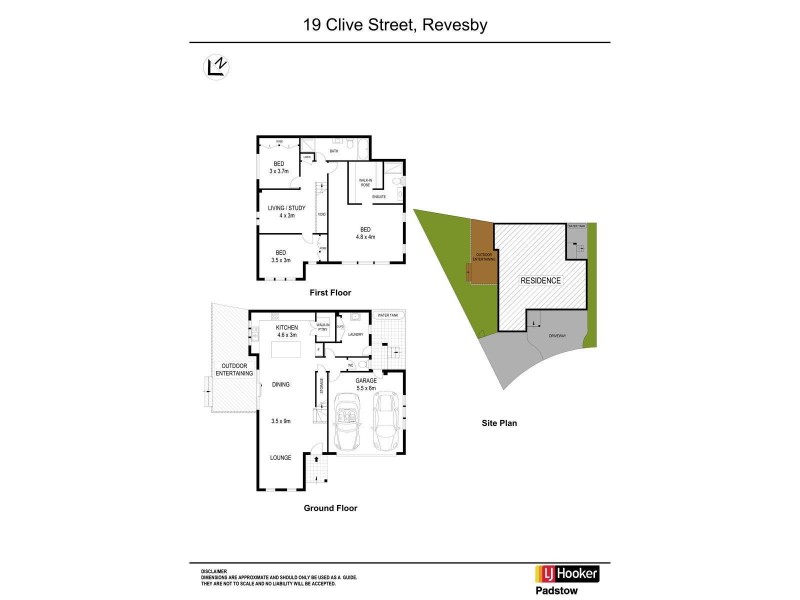 19 Clive Street, Revesby NSW 2212 Floorplan