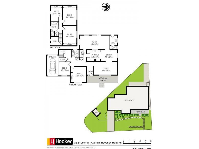 36 Brockman Avenue, Revesby Heights NSW 2212 Floorplan