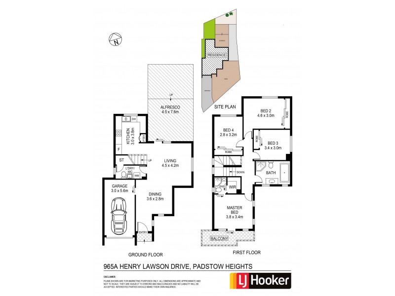 965A Henry Lawson Drive, Padstow Heights NSW 2211 Floorplan