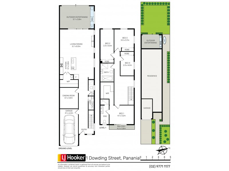 1 Dowding Street, Panania NSW 2213 Floorplan