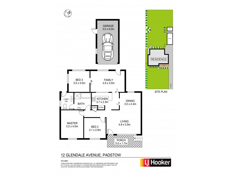 12 Glendale Avenue, Padstow NSW 2211 Floorplan