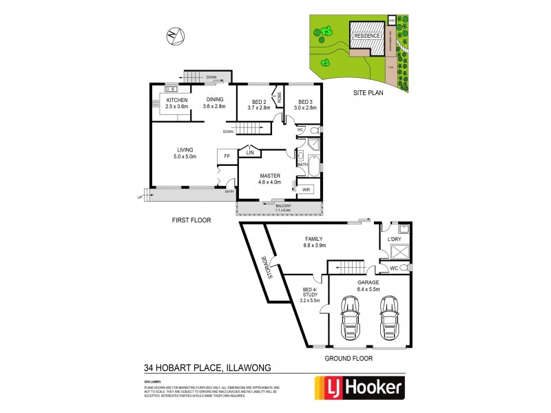 34 Hobart Place, Illawong NSW 2234 Floorplan
