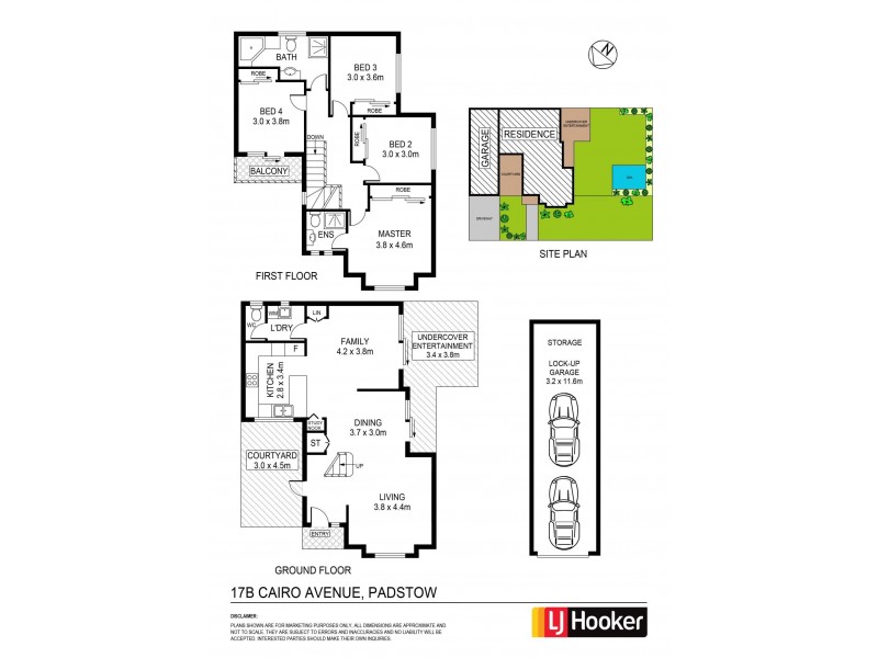 17B Cairo Avenue, Padstow NSW 2211 Floorplan