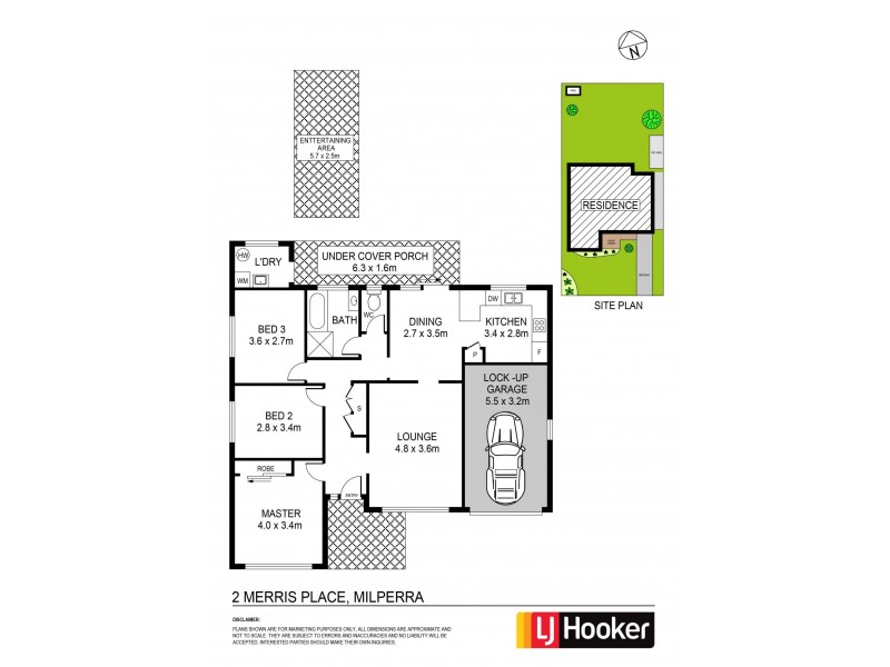 2 Merris Place, Milperra NSW 2214 Floorplan